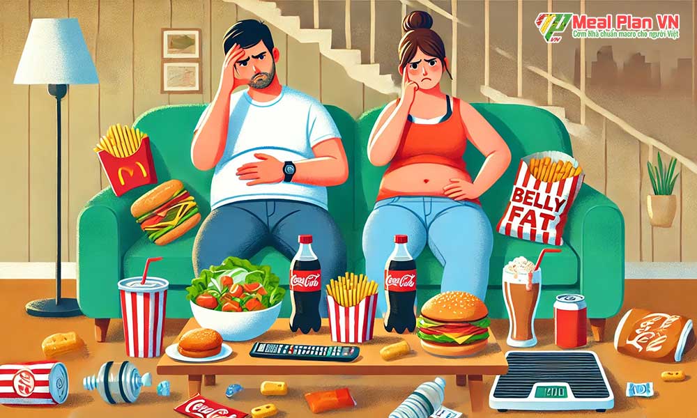 Thực đơn ăn giảm mỡ bụng cho Nam, Nữ nào hiệu quả