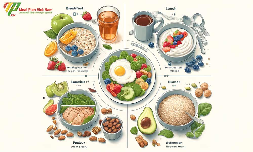 Thực đơn giảm cân chi tiết