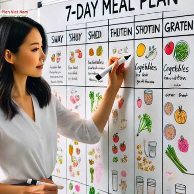 Thực đơn 1300 calo mỗi ngày thuận việt