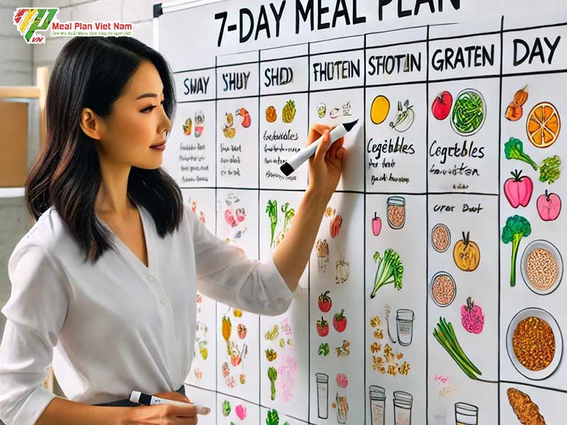 Cùng lên kế hoạch giảm cân với thực đơn 7 ngày