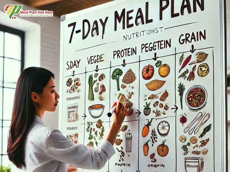 Lên Kế Hoạch cho chế độ ăn 7 ngày