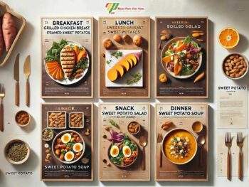 Thực đơn eat clean khoai lang 7 ngày