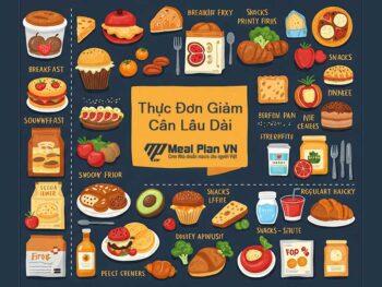 Hướng dẫn lên thực đơn giảm cân lâu dài