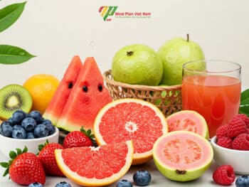 Thực đơn giảm cân trái cây chủ yếu bưởi, berry, dưa hấu, ổi